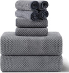 4/8 Pieces Oversized Bath Sheet Towels 600 GSM Ultra Soft Bath Towels Set
