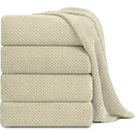 4/8 Pieces Oversized Bath Sheet Towels 600 GSM Ultra Soft Bath Towels Set