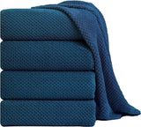 4/8 Pieces Oversized Bath Sheet Towels 600 GSM Ultra Soft Bath Towels Set