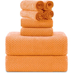 4/8 Pieces Oversized Bath Sheet Towels 600 GSM Ultra Soft Bath Towels Set