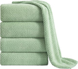 4/8 Pieces Oversized Bath Sheet Towels 600 GSM Ultra Soft Bath Towels Set