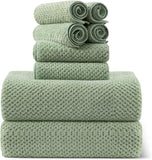4/8 Pieces Oversized Bath Sheet Towels 600 GSM Ultra Soft Bath Towels Set