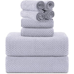4/8 Pieces Oversized Bath Sheet Towels 600 GSM Ultra Soft Bath Towels Set
