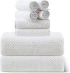4/8 Pieces Oversized Bath Sheet Towels 600 GSM Ultra Soft Bath Towels Set
