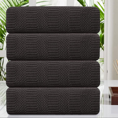 4/8 Pieces Bath Towels Set 600 GSM Ultra Soft Large 35"x70" Oversize