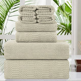 4/8 Pieces Bath Towels Set 600 GSM Ultra Soft Large 35"x70" Oversize