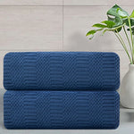 2 Pack Hand Towels Set 16"x31" 600 GSM Soft Absorbent Quick Dry Microfiber Plush