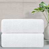 2 Pack Hand Towels Set 16"x31" 600 GSM Soft Absorbent Quick Dry Microfiber Plush