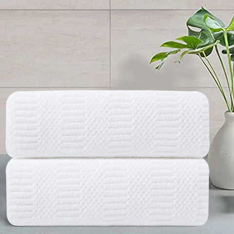 2 Pack Hand Towels Set 16"x31" 600 GSM Soft Absorbent Quick Dry Microfiber Plush