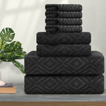 4/8 Piece Home Collection Ultra Soft 600 GSM  Bath Towels Set