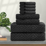 4/8 Piece Home Collection Ultra Soft 600 GSM  Bath Towels Set