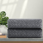 2 Pack Home Collection Ultra Soft 600 GSM Hand Towel Set
