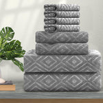 4/8 Piece Home Collection Ultra Soft 600 GSM  Bath Towels Set