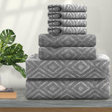4/8 Piece Home Collection Ultra Soft 600 GSM  Bath Towels Set