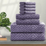 4/8 Piece Home Collection Ultra Soft 600 GSM  Bath Towels Set