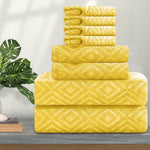 4/8 Piece Home Collection Ultra Soft 600 GSM  Bath Towels Set