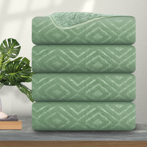 4/8 Piece Home Collection Ultra Soft 600 GSM  Bath Towels Set