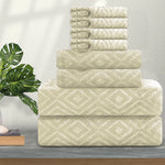 4/8 Piece Home Collection Ultra Soft 600 GSM  Bath Towels Set