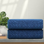 2 Pack Home Collection Ultra Soft 600 GSM Hand Towel Set
