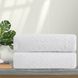 2 Pack Home Collection Ultra Soft 600 GSM Hand Towel Set