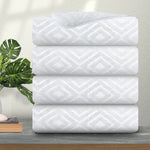 4/8 Piece Home Collection Ultra Soft 600 GSM  Bath Towels Set