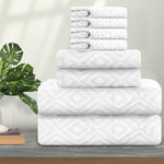 4/8 Piece Home Collection Ultra Soft 600 GSM  Bath Towels Set