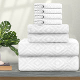 4/8 Piece Home Collection Ultra Soft 600 GSM  Bath Towels Set