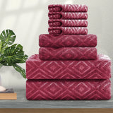 4/8 Piece Home Collection Ultra Soft 600 GSM  Bath Towels Set