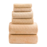 Jessy Home 6 Piece Bath Towel Set Soft Towel Set for Bathroom-2 Bath Towels, 2 Hand Towels, 2 Washcloths Highly Absorbent Bath Sheet for Hotel & Spa