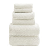 Jessy Home 6 Piece Bath Towel Set Soft Towel Set for Bathroom-2 Bath Towels, 2 Hand Towels, 2 Washcloths Highly Absorbent Bath Sheet for Hotel & Spa