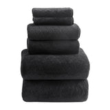 Jessy Home 6 Piece Bath Towel Set Soft Towel Set for Bathroom-2 Bath Towels, 2 Hand Towels, 2 Washcloths Highly Absorbent Bath Sheet for Hotel & Spa