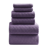 Jessy Home 6 Piece Bath Towel Set Soft Towel Set for Bathroom-2 Bath Towels, 2 Hand Towels, 2 Washcloths Highly Absorbent Bath Sheet for Hotel & Spa