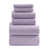 Jessy Home 6 Piece Bath Towel Set Soft Towel Set for Bathroom-2 Bath Towels, 2 Hand Towels, 2 Washcloths Highly Absorbent Bath Sheet for Hotel & Spa