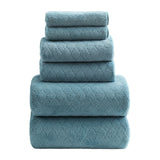 Jessy Home 6 Piece Bath Towel Set Soft Towel Set for Bathroom-2 Bath Towels, 2 Hand Towels, 2 Washcloths Highly Absorbent Bath Sheet for Hotel & Spa