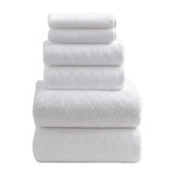 Jessy Home 6 Piece Bath Towel Set Soft Towel Set for Bathroom-2 Bath Towels, 2 Hand Towels, 2 Washcloths Highly Absorbent Bath Sheet for Hotel & Spa