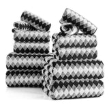 Jessy Home 12 Piece Towel Set Soft Bath Towel for Bathroom-4 Bath Towels, 4 Hand Towels, 4 Washcloths Highly Absorbent Bath Sheet for Hotel & Spa