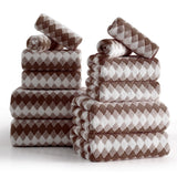 Jessy Home 12 Piece Towel Set Soft Bath Towel for Bathroom-4 Bath Towels, 4 Hand Towels, 4 Washcloths Highly Absorbent Bath Sheet for Hotel & Spa