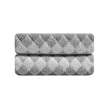 Jessy Home 2 Piece Grid Stripe Hand Towels Set