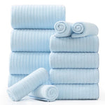 12 Piece Bath Towel Set Soft and Plush Highly Absorbent Towel