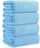 4/8 Piece Bath Towel Set Soft and Plush Highly Absorbent Towel