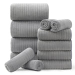 12 Piece Bath Towel Set Soft and Plush Highly Absorbent Towel