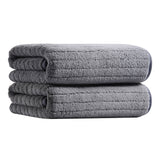 2 Pack Hand Towels  Soft Absorbent Quick Dry Microfiber Plush