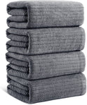 4/8 Piece Bath Towel Set Soft and Plush Highly Absorbent Towel