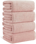 4/8 Piece Bath Towel Set Soft and Plush Highly Absorbent Towel