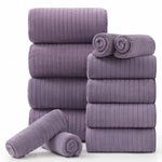 12 Piece Bath Towel Set Soft and Plush Highly Absorbent Towel