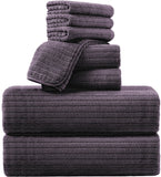 4/8 Piece Bath Towel Set Soft and Plush Highly Absorbent Towel