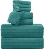 4/8 Piece Bath Towel Set Soft and Plush Highly Absorbent Towel