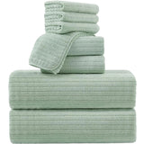 4/8 Piece Bath Towel Set Soft and Plush Highly Absorbent Towel