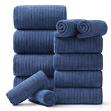 12 Piece Bath Towel Set Soft and Plush Highly Absorbent Towel