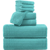 4/8 Piece Bath Towel Set Soft and Plush Highly Absorbent Towel